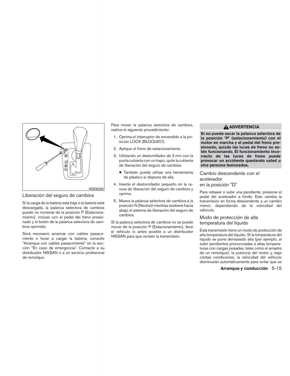 Nissan Altima L32 IV 4 manual del propietario / page 236