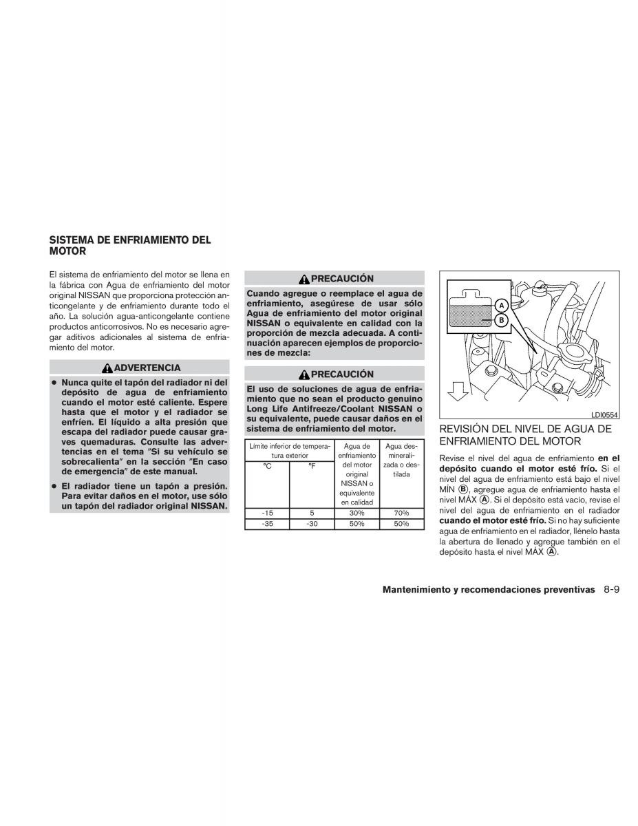 Nissan Altima L32 IV 4 manual del propietario / page 280