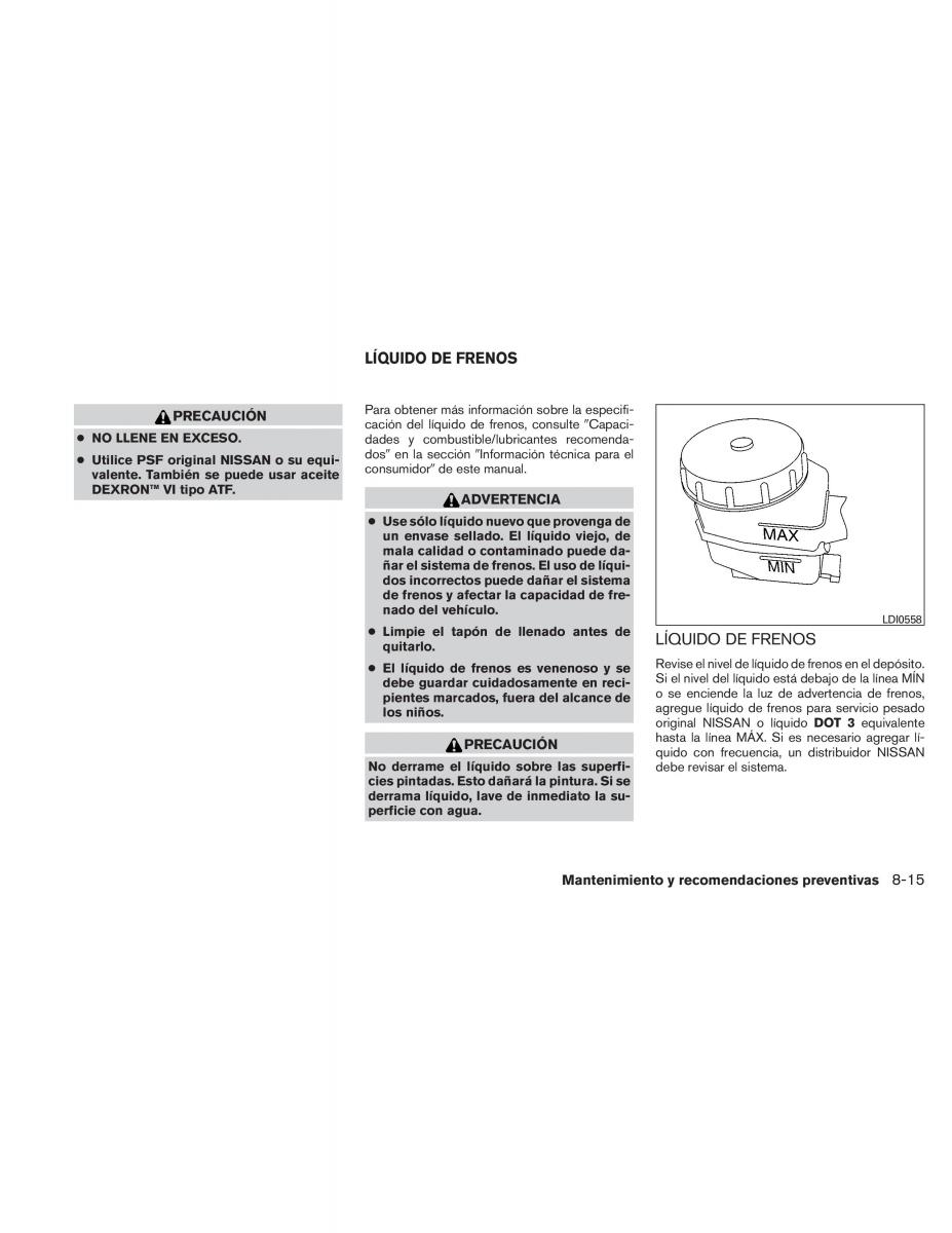 Nissan Altima L32 IV 4 manual del propietario / page 286