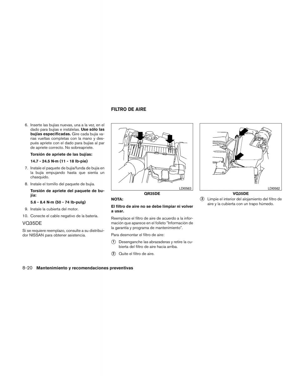 Nissan Altima L32 IV 4 manual del propietario / page 291