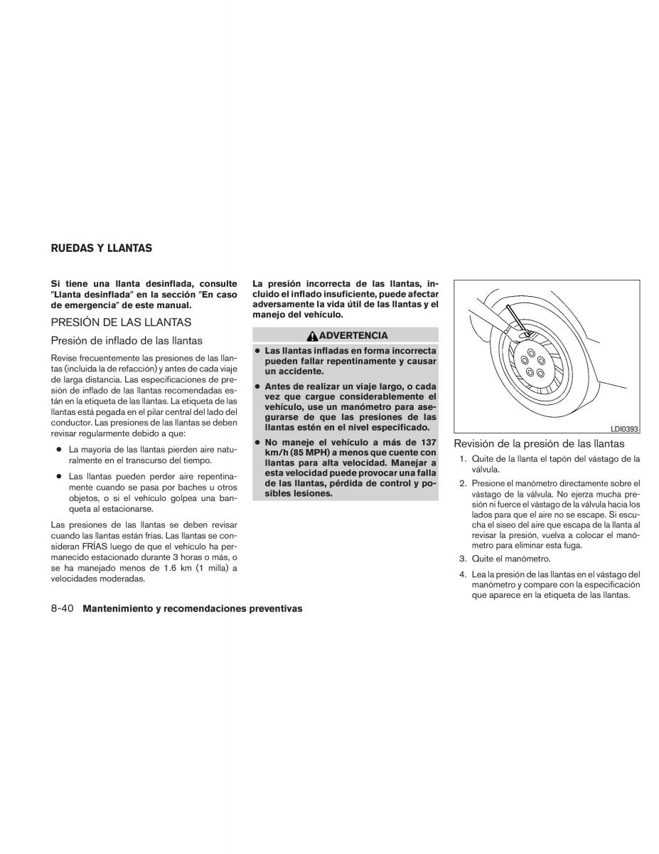 Nissan Altima L32 IV 4 manual del propietario / page 311