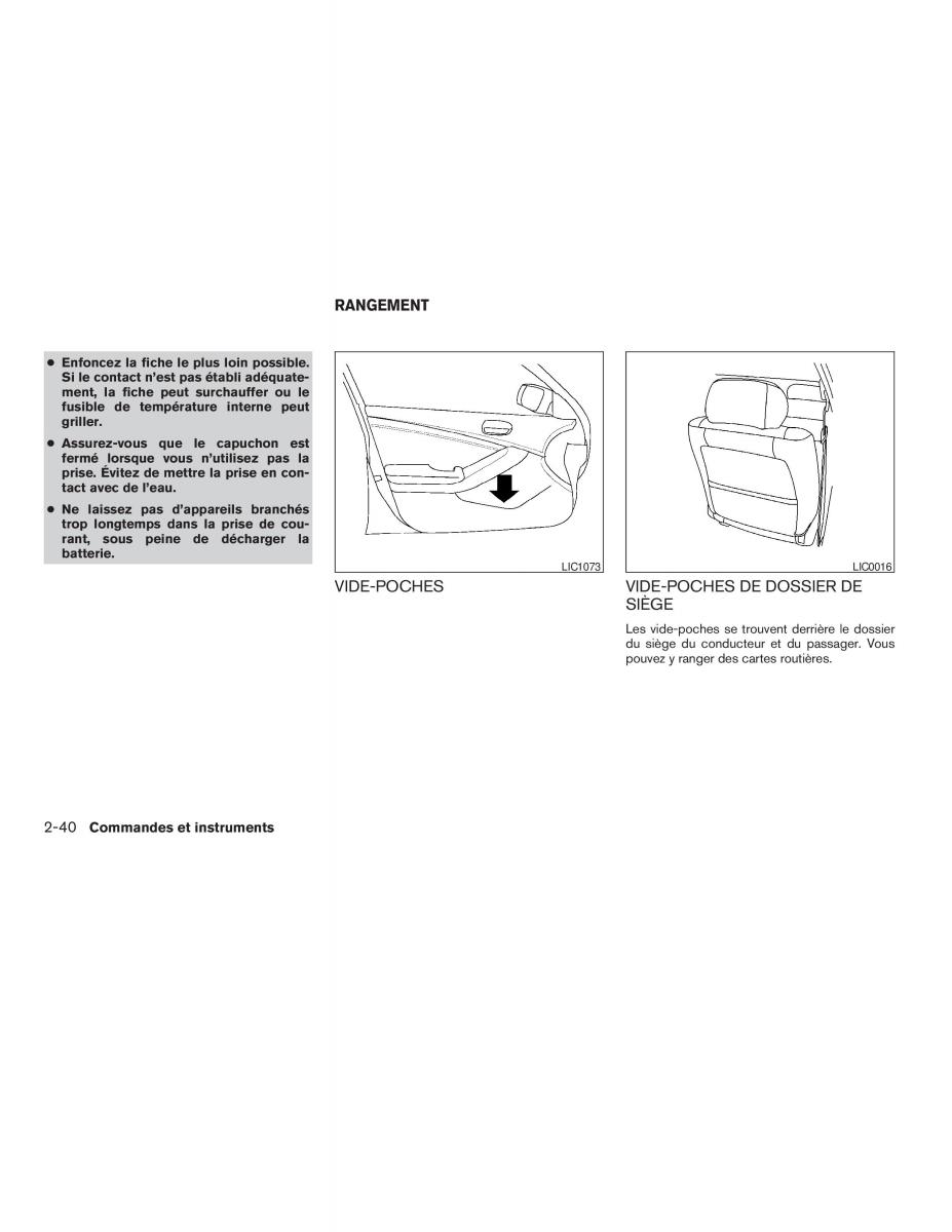 Nissan Altima L32 IV 4 manuel du proprietaire / page 118