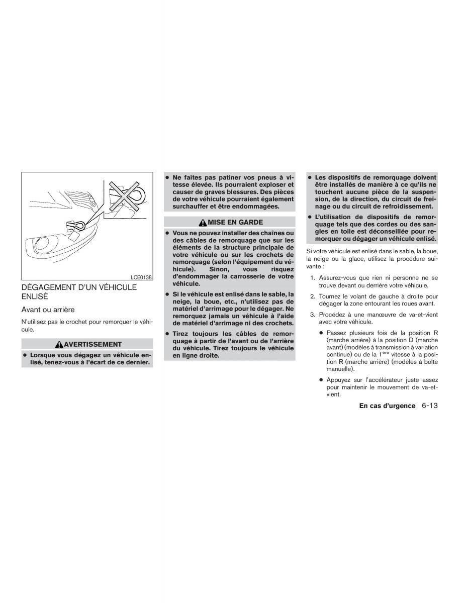 Nissan Altima L32 IV 4 manuel du proprietaire / page 285