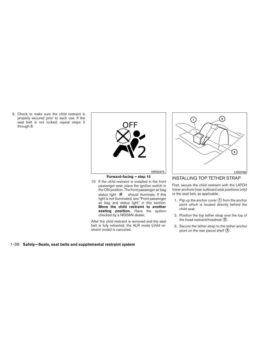 Nissan Altima L33 V 5 owners manual / page 55