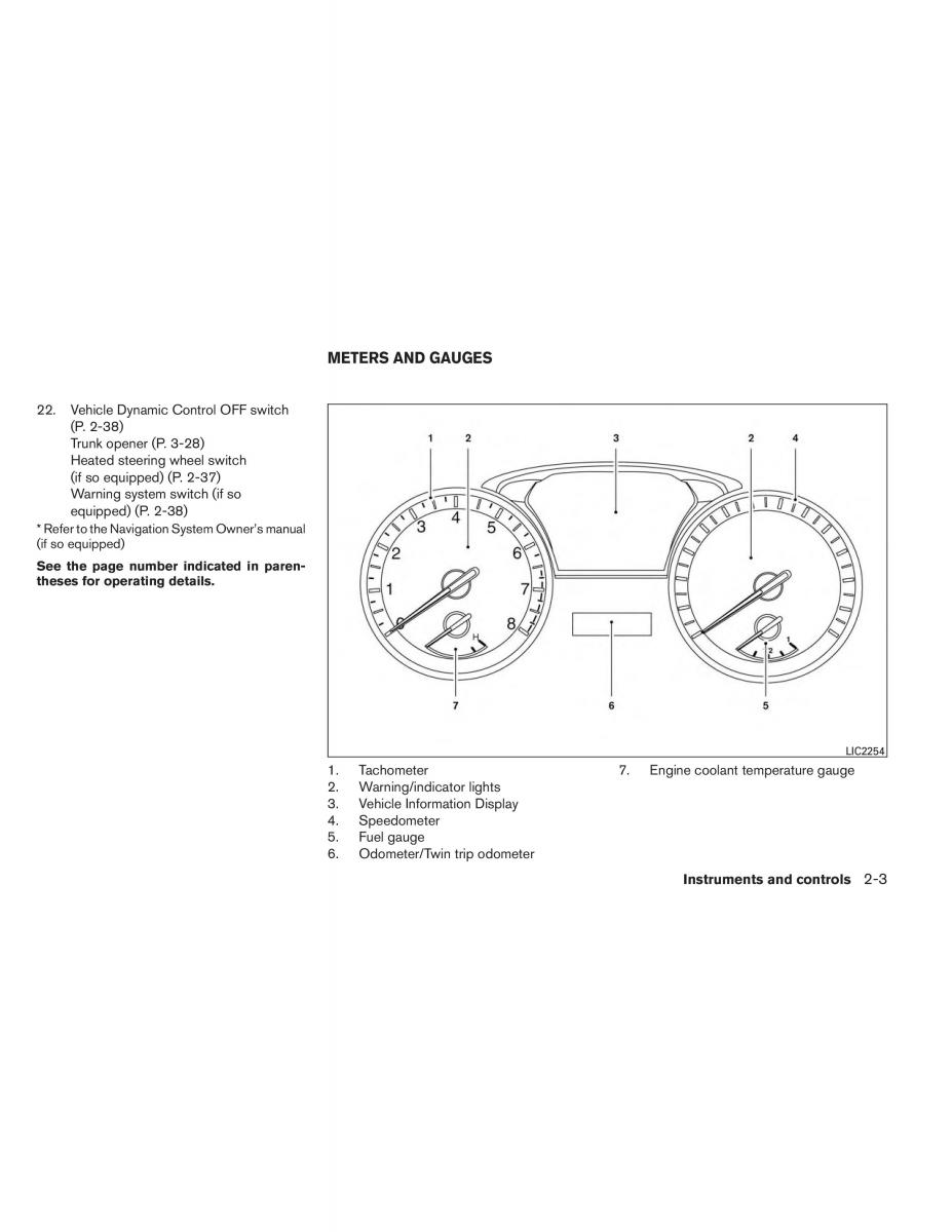 Nissan Altima L33 V 5 owners manual / page 80