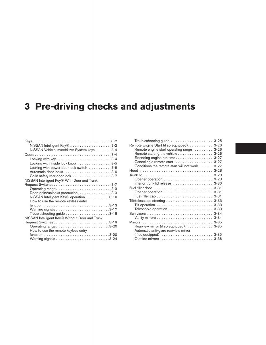 Nissan Altima L33 V 5 owners manual / page 132