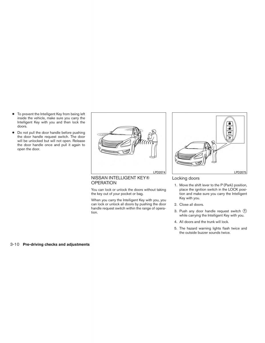 Nissan Altima L33 V 5 owners manual / page 141