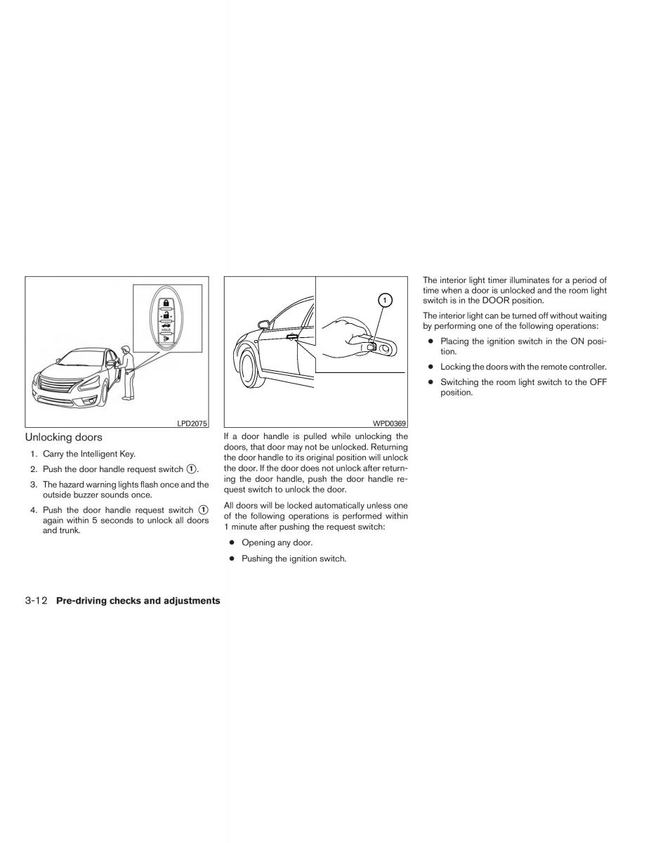 Nissan Altima L33 V 5 owners manual / page 143