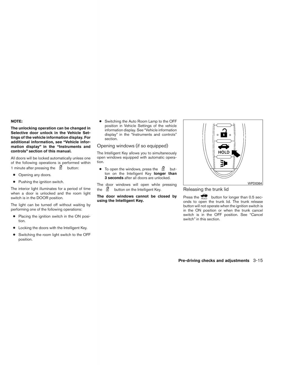 Nissan Altima L33 V 5 owners manual / page 146