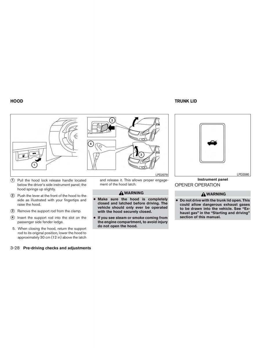 Nissan Altima L33 V 5 owners manual / page 159