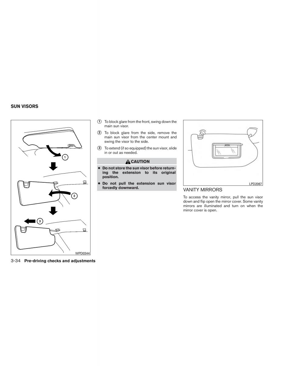 Nissan Altima L33 V 5 owners manual / page 165