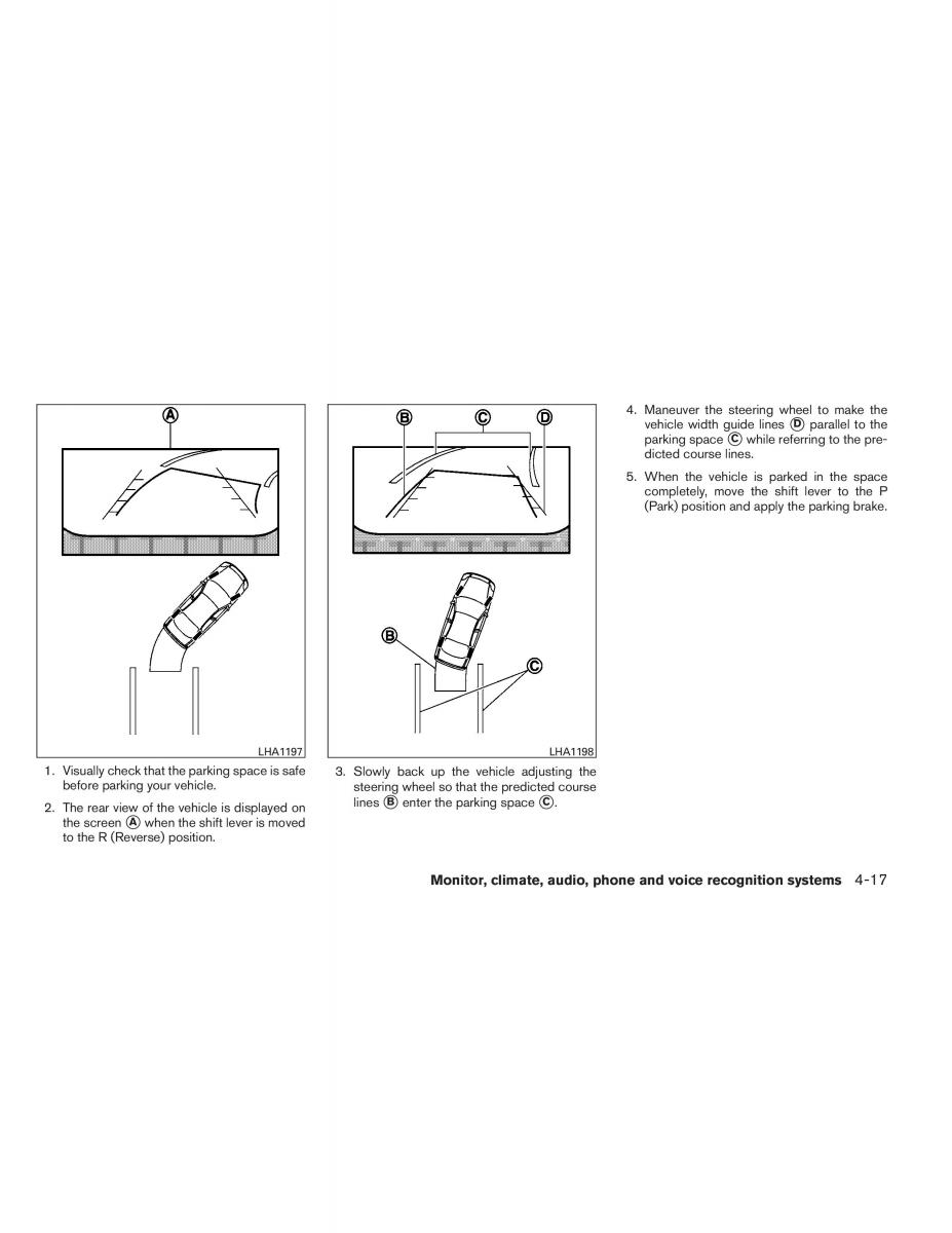 Nissan Altima L33 V 5 owners manual / page 186