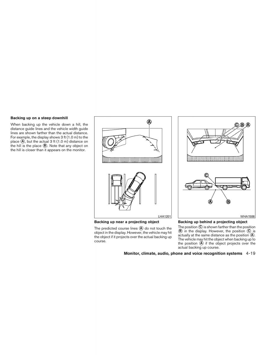 Nissan Altima L33 V 5 owners manual / page 188