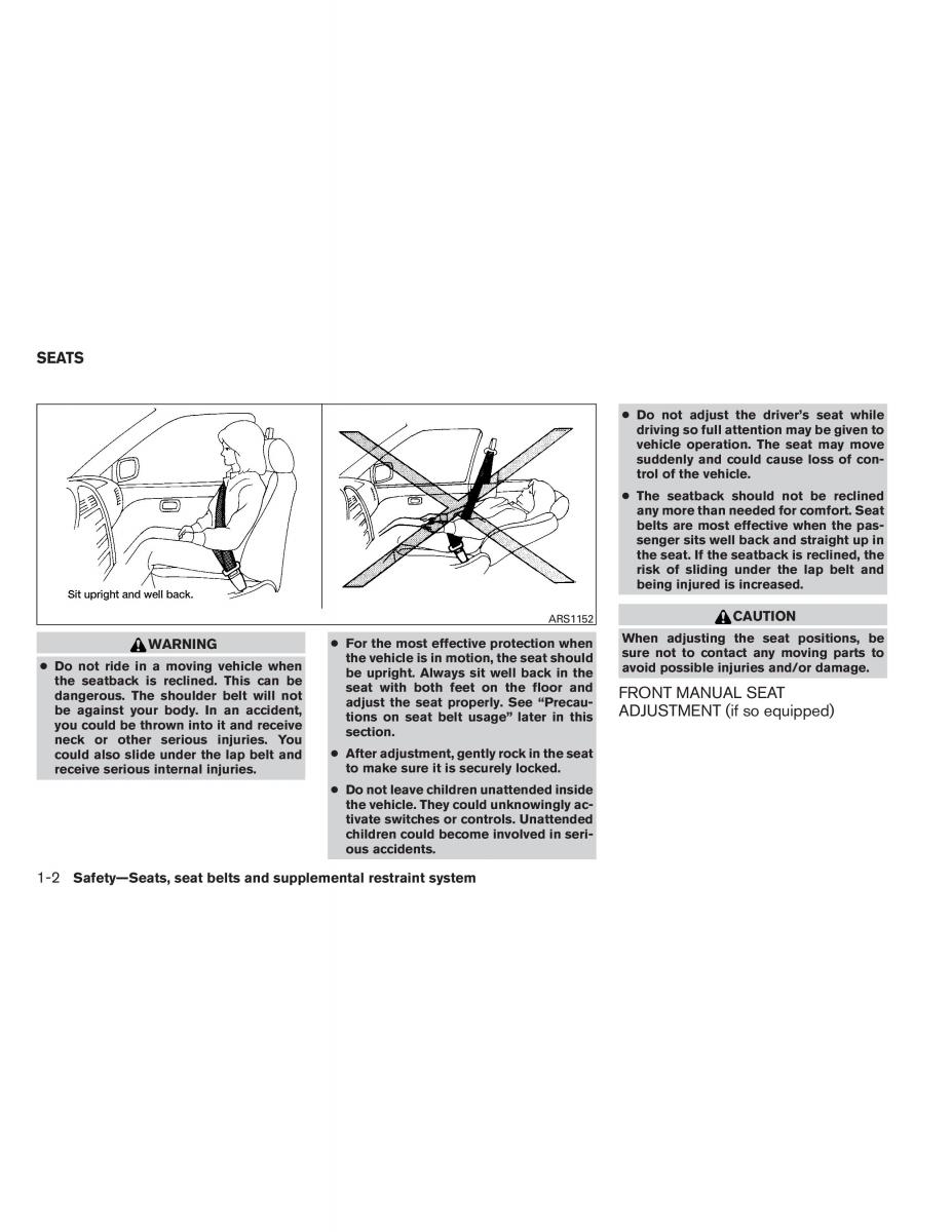 Nissan Altima L33 V 5 owners manual / page 19