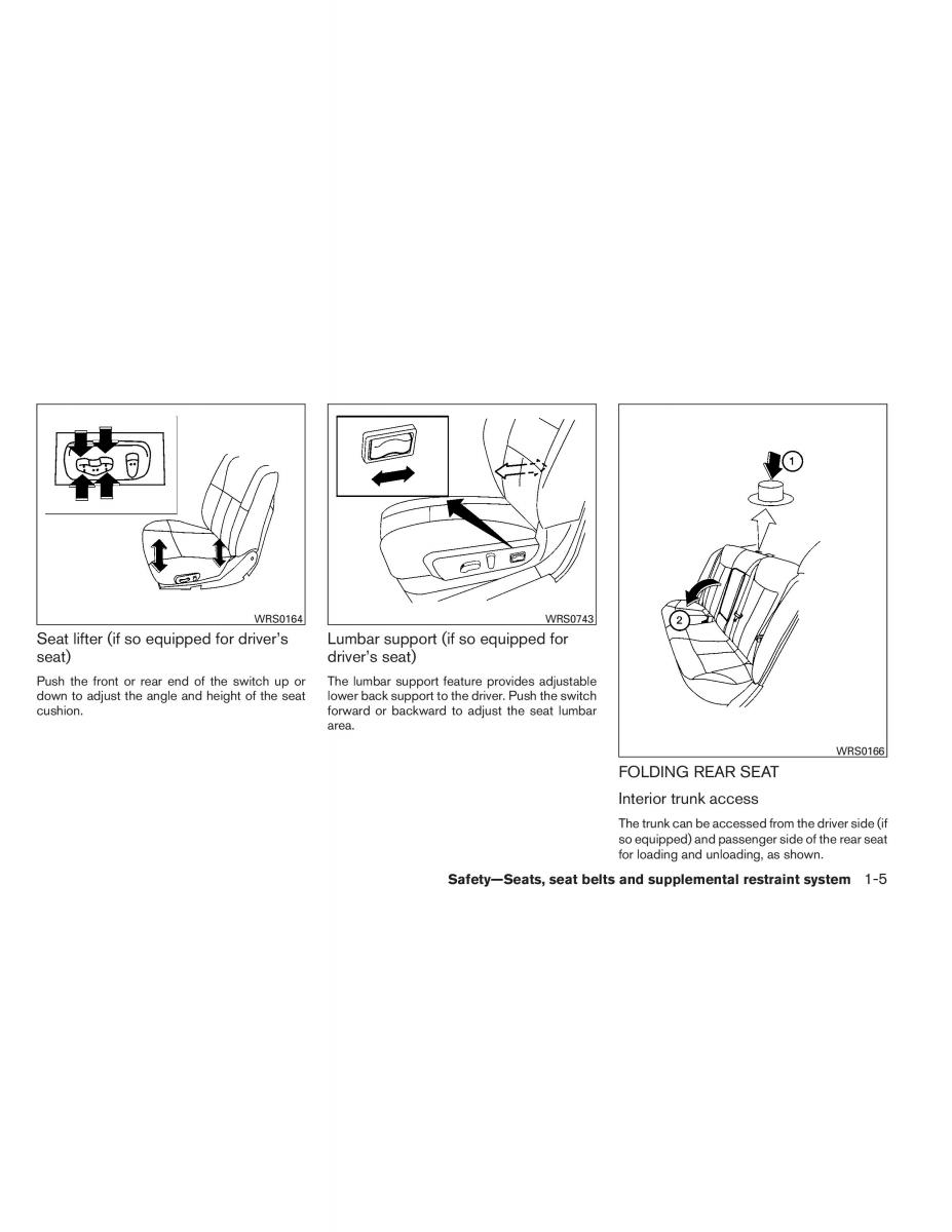 Nissan Altima L33 V 5 owners manual / page 22