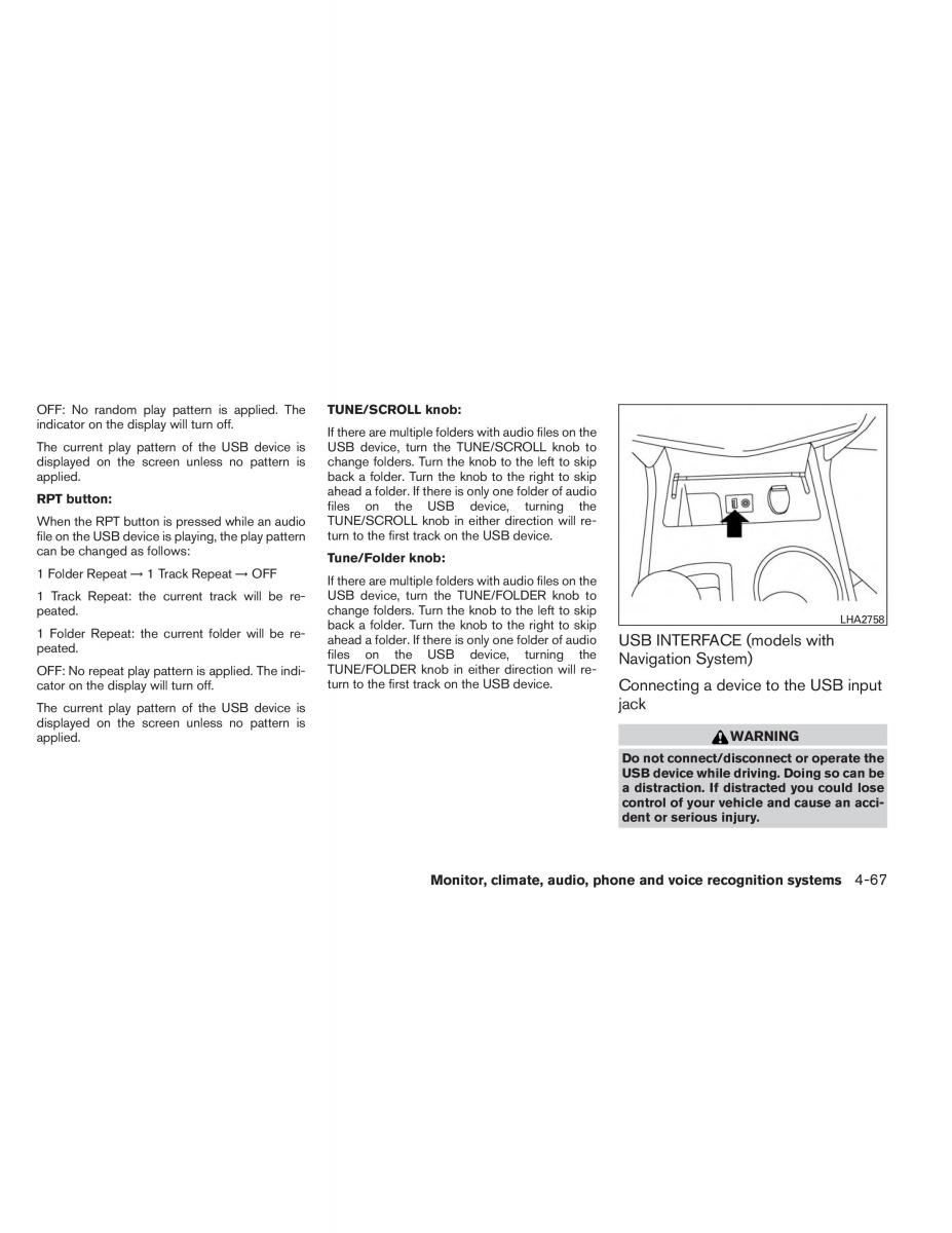 Nissan Altima L33 V 5 owners manual / page 236