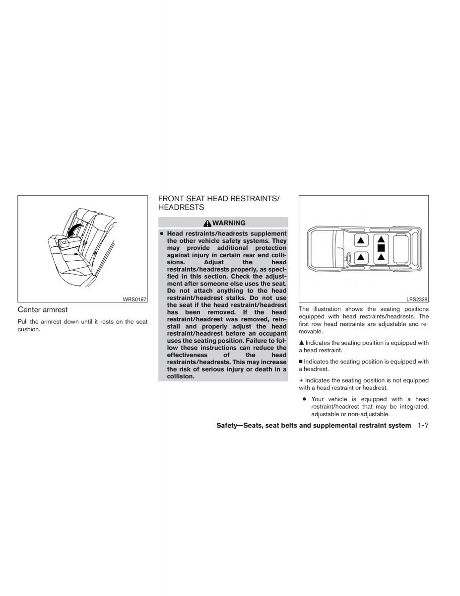 Nissan Altima L33 V 5 owners manual / page 24