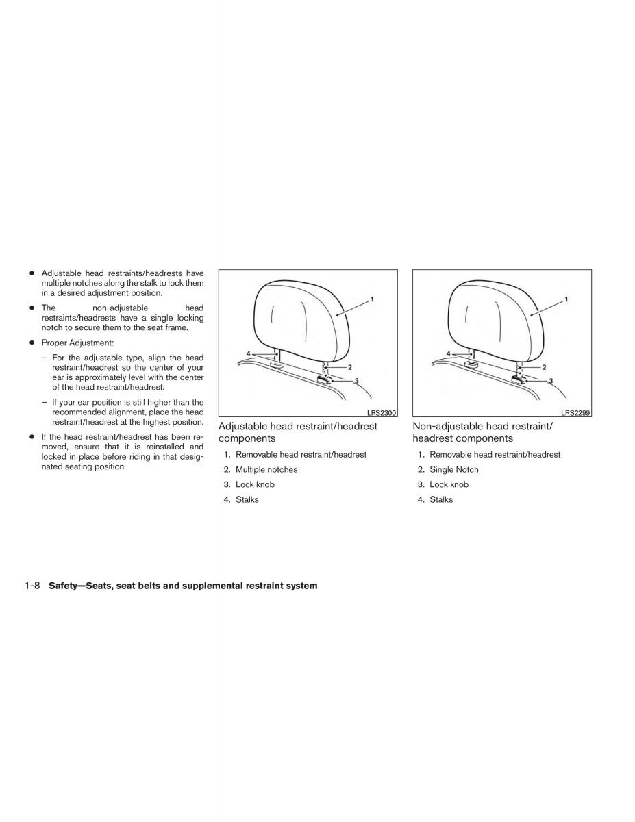 Nissan Altima L33 V 5 owners manual / page 25