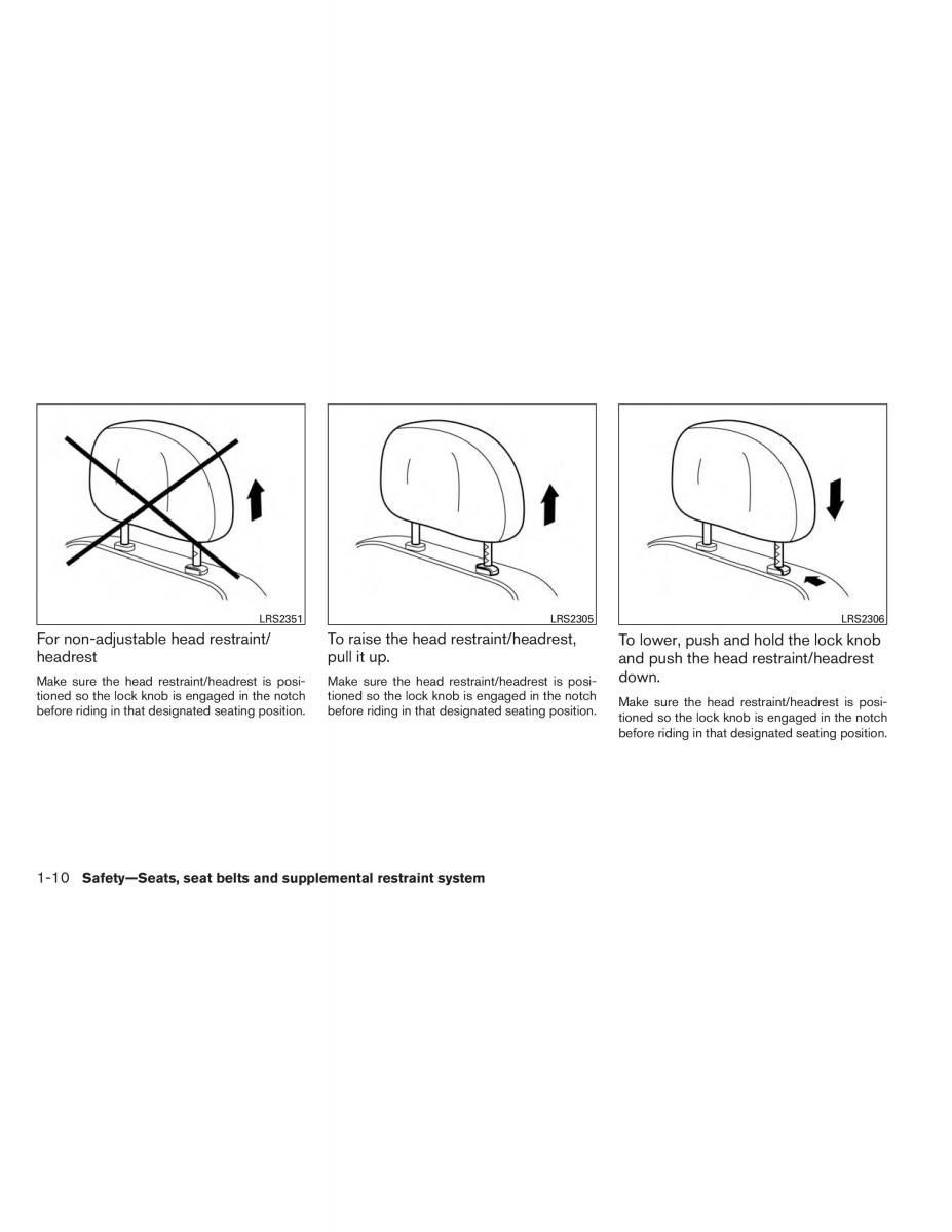 Nissan Altima L33 V 5 owners manual / page 27