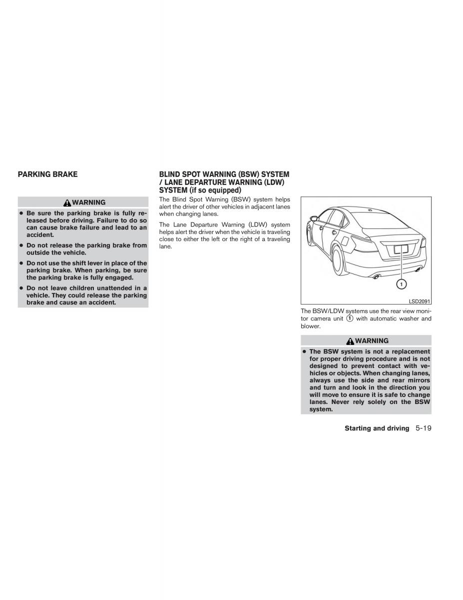 Nissan Altima L33 V 5 owners manual / page 308