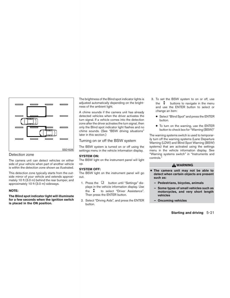 Nissan Altima L33 V 5 owners manual / page 310