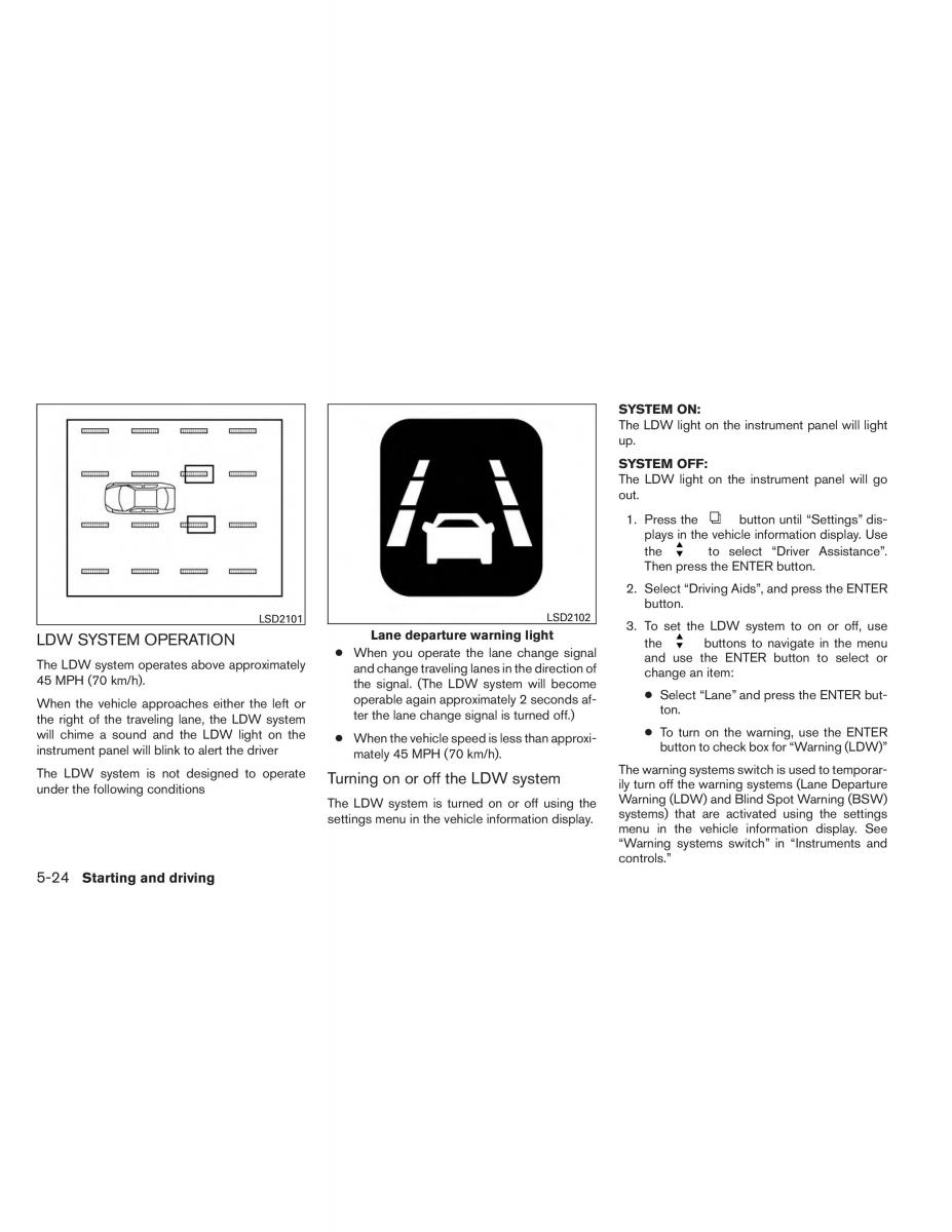 Nissan Altima L33 V 5 owners manual / page 313