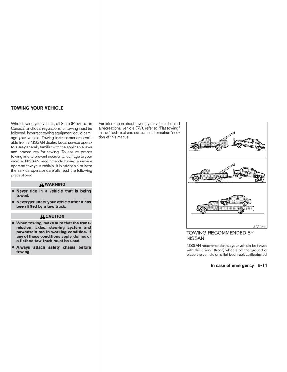 Nissan Altima L33 V 5 owners manual / page 338