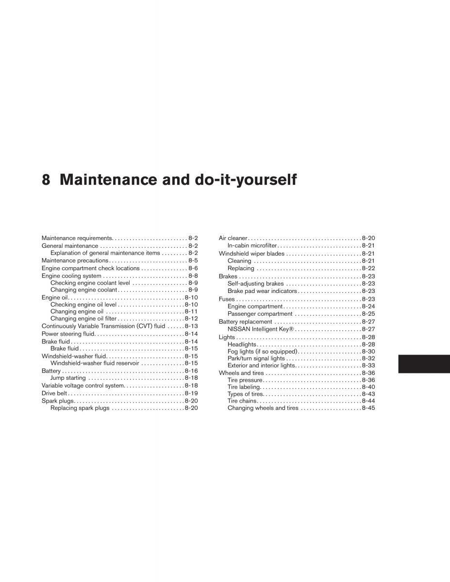 Nissan Altima L33 V 5 owners manual / page 350