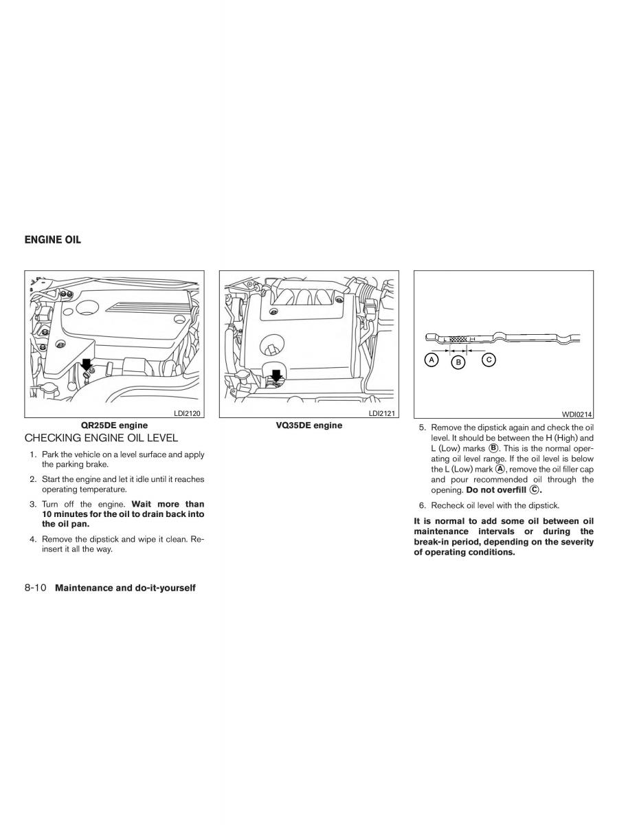 Nissan Altima L33 V 5 owners manual / page 359