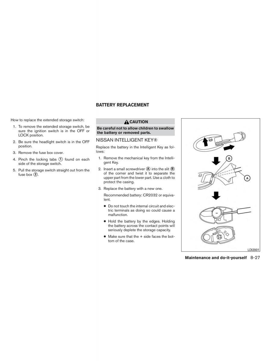 Nissan Altima L33 V 5 owners manual / page 376