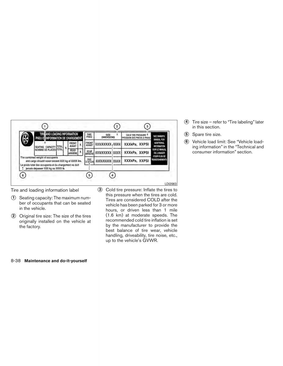 Nissan Altima L33 V 5 owners manual / page 387