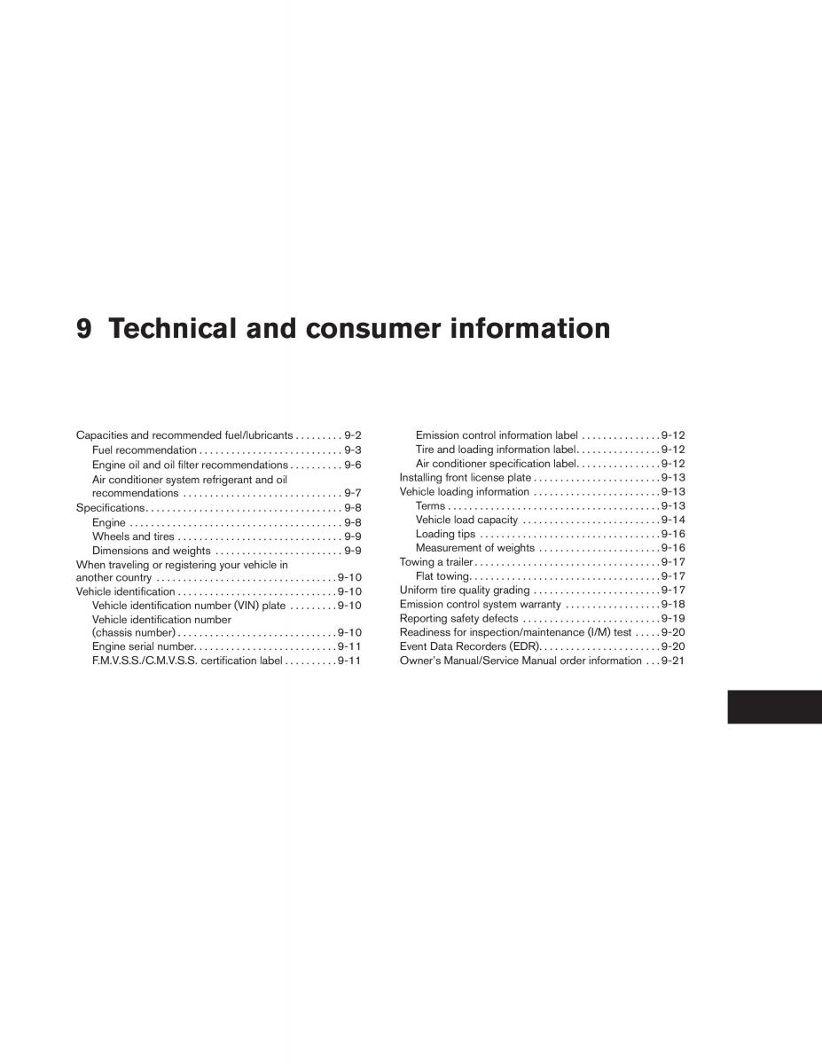 Nissan Altima L33 V 5 owners manual / page 398