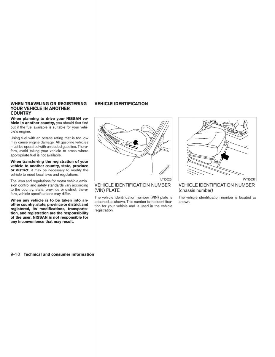 Nissan Altima L33 V 5 owners manual / page 407