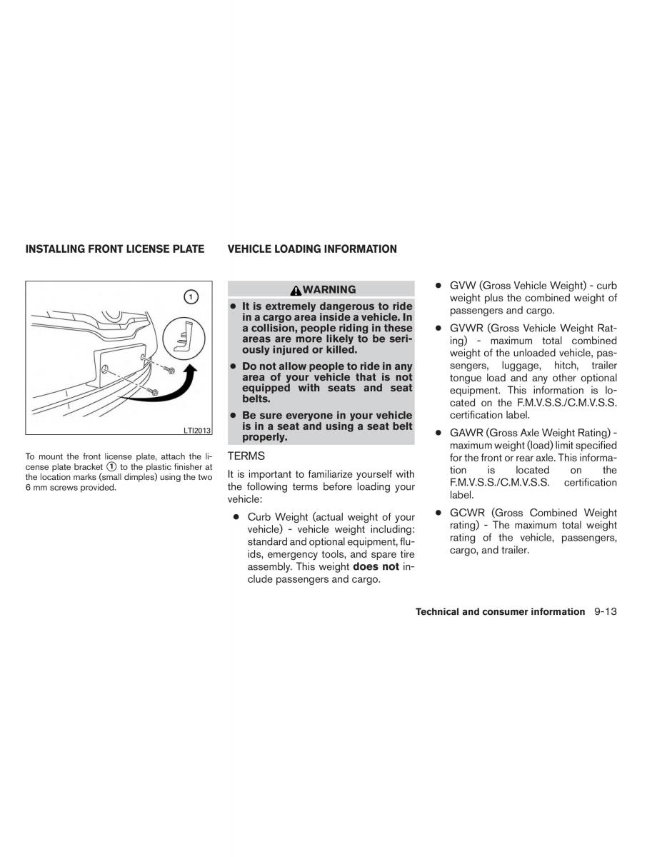 Nissan Altima L33 V 5 owners manual / page 410