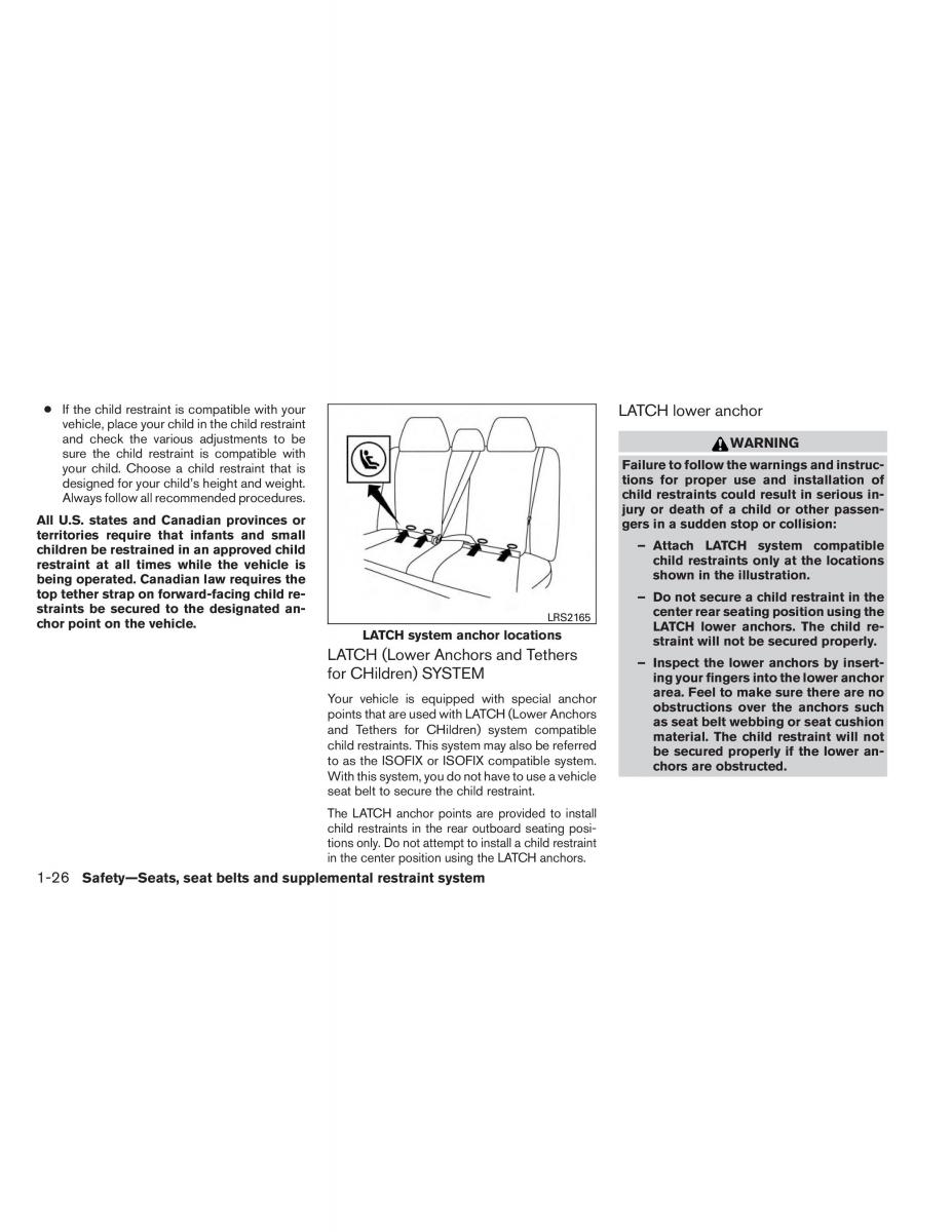 Nissan Altima L33 V 5 owners manual / page 43