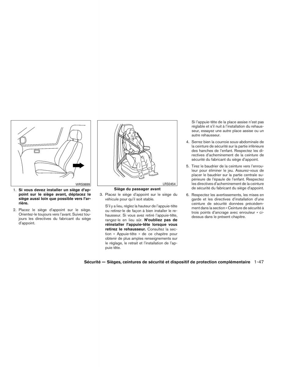 Nissan Altima L33 V 5 manuel du proprietaire / page 68