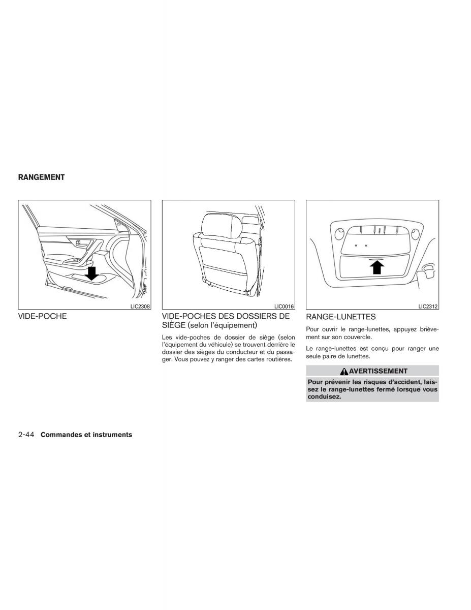 Nissan Altima L33 V 5 manuel du proprietaire / page 135