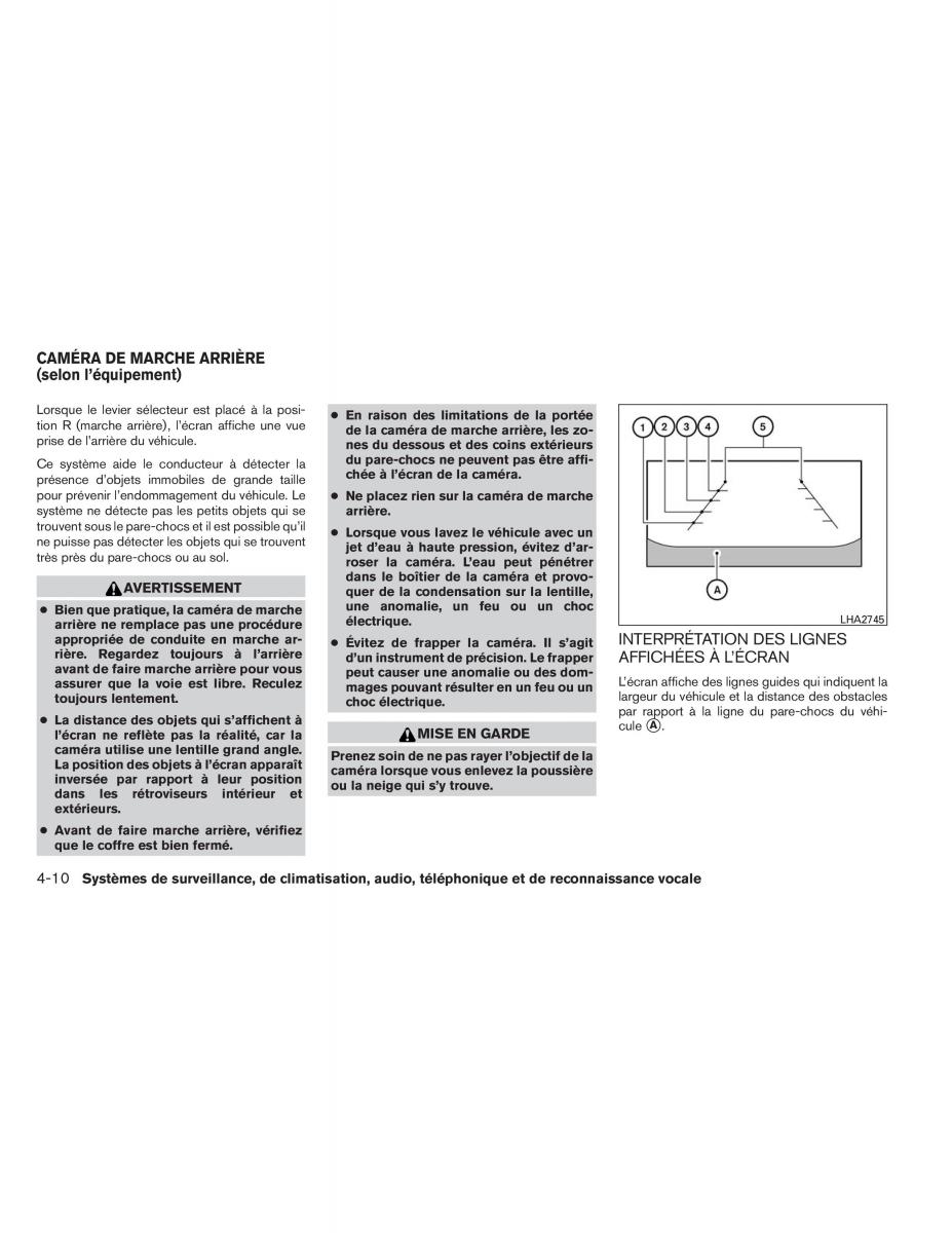 Nissan Altima L33 V 5 manuel du proprietaire / page 207