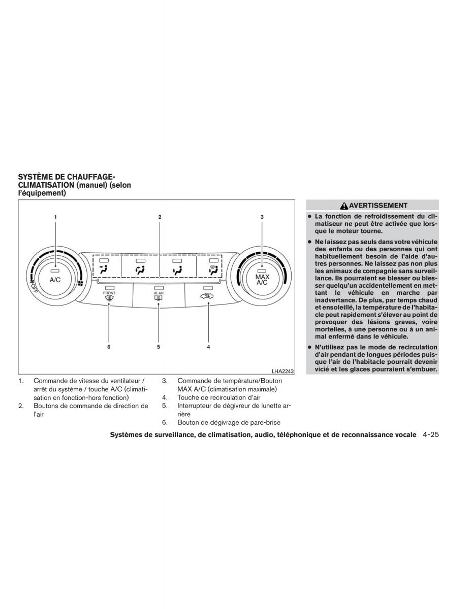 Nissan Altima L33 V 5 manuel du proprietaire / page 222