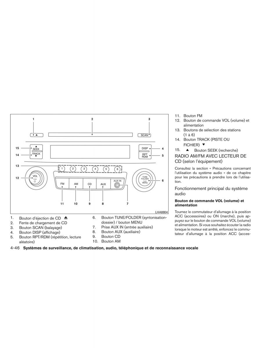 Nissan Altima L33 V 5 manuel du proprietaire / page 243