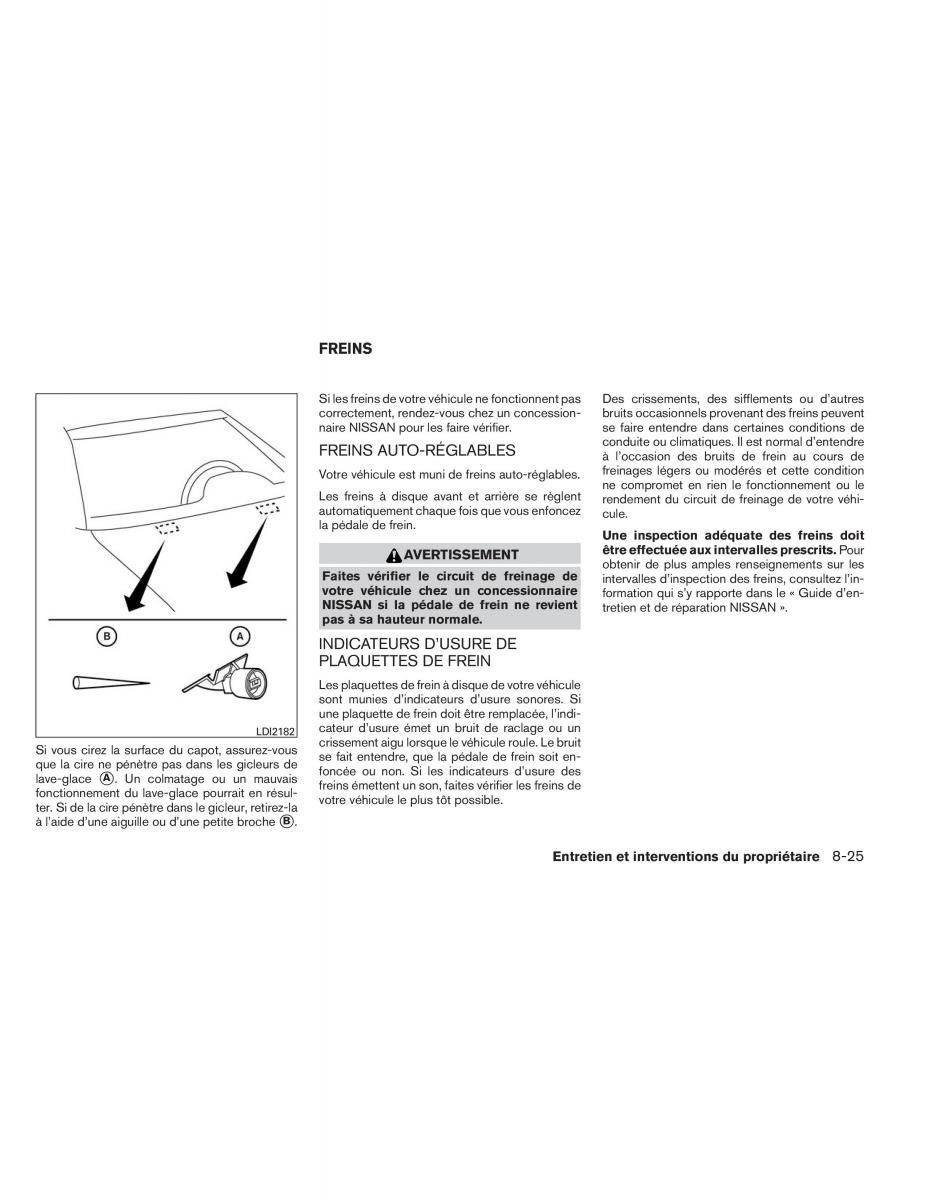 Nissan Altima L33 V 5 manuel du proprietaire / page 430