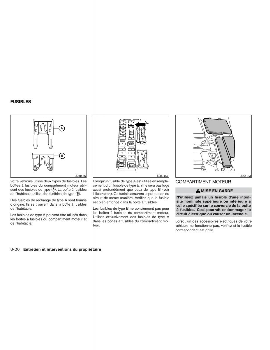 Nissan Altima L33 V 5 manuel du proprietaire / page 431