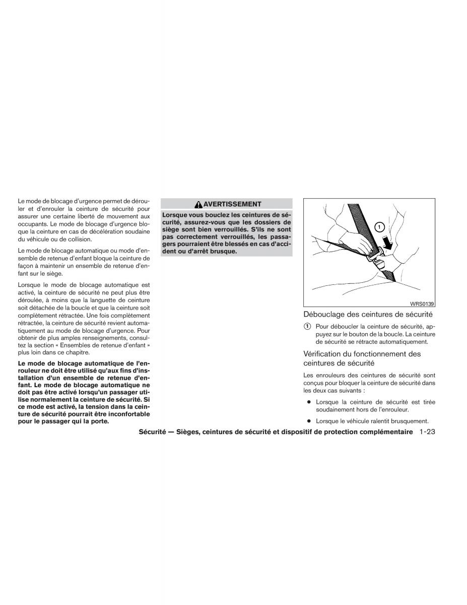 Nissan Altima L33 V 5 manuel du proprietaire / page 44