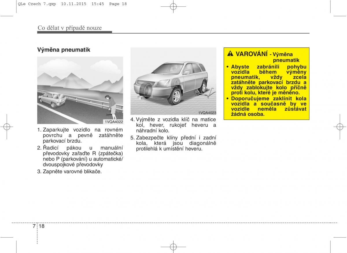 KIA Sportage IV navod k obsludze / page 605