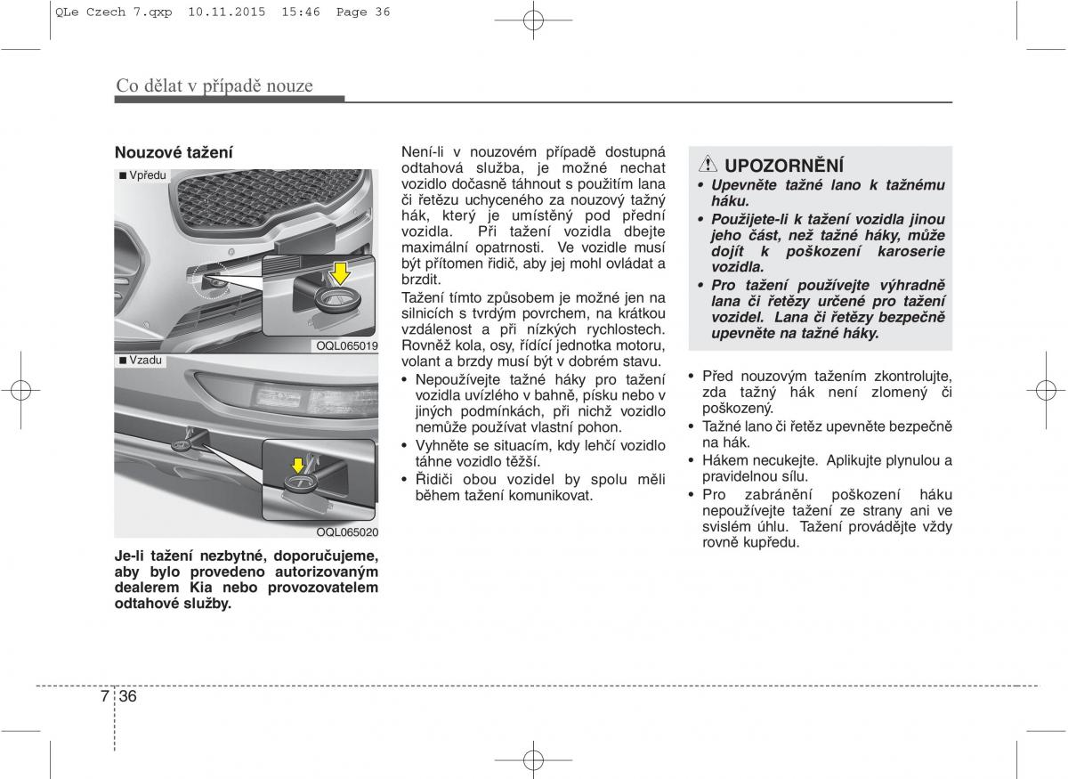 KIA Sportage IV navod k obsludze / page 623