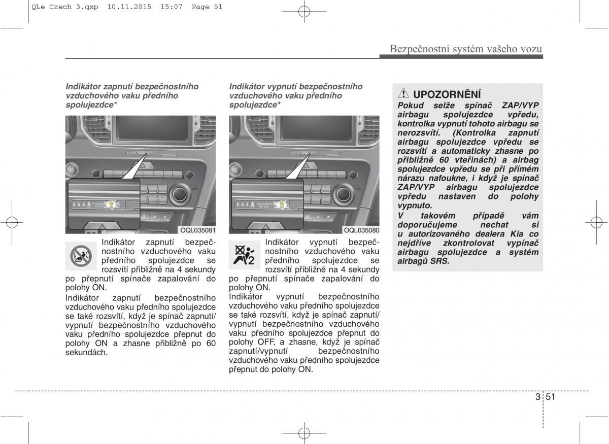 KIA Sportage IV navod k obsludze / page 69