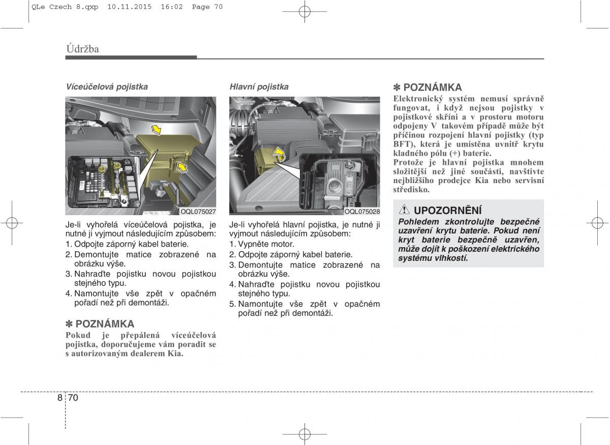 KIA Sportage IV navod k obsludze / page 695