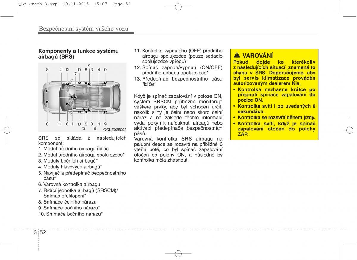 KIA Sportage IV navod k obsludze / page 70