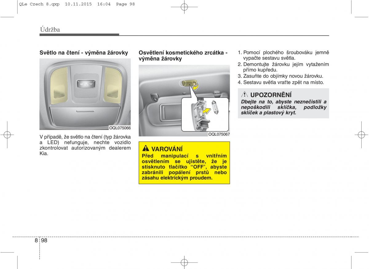 KIA Sportage IV navod k obsludze / page 723