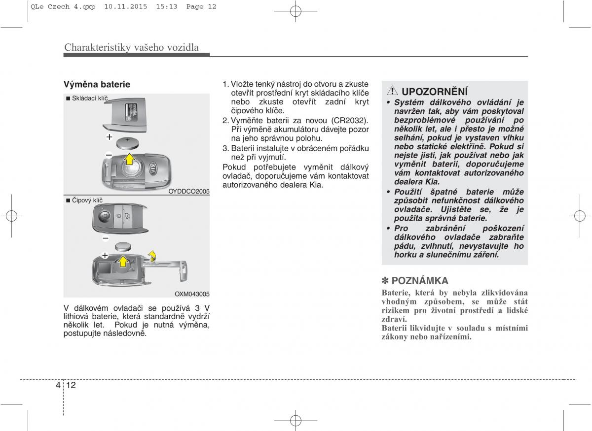 KIA Sportage IV navod k obsludze / page 101